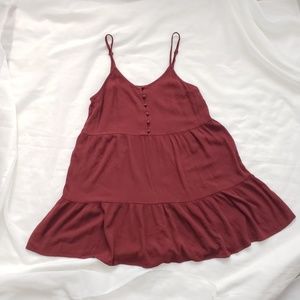 Mossimo Maroon Spring/Summer Dress